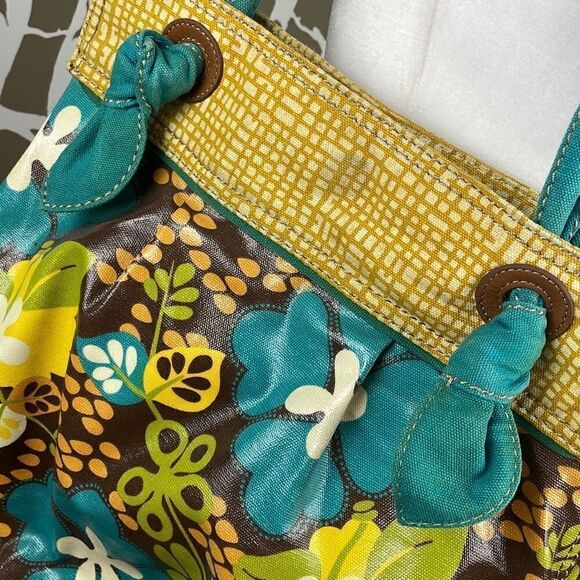 Fossil Floral Print Coated Canvas Tote - Picture 10 of 14